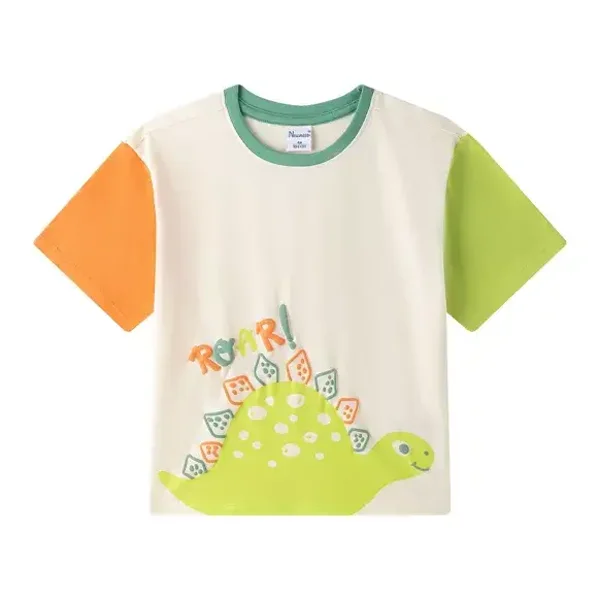 T-shirt beige à manches courtes pour garçon  Newness Kids Newness Kids 4 ans