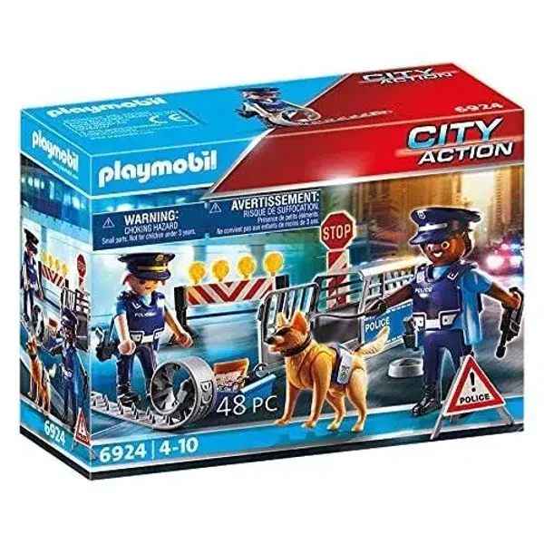 Playmobil 6924 Barrage de Police- City Action- Les policiers - City Action Les policiers  Playmobil Playmobil