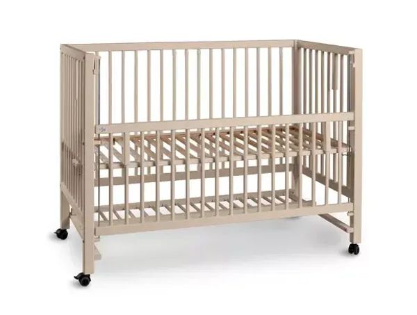 Lit d'appoint/lit enfant tiSsi® XXL HAJO hêtre SILK-BEIGE 120x60 cm  TiSsi TiSsi