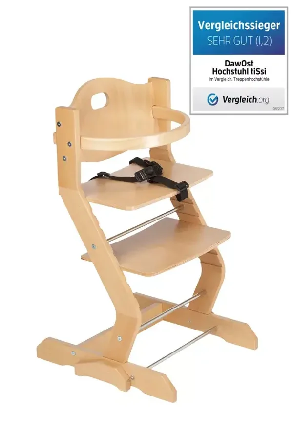 Cadre et poignées pour chaise haute en hêtre NATUREL  TiSsi TiSsi