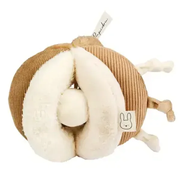 Lapidou Ball - Peluche d'activité - 17 cm - Sable