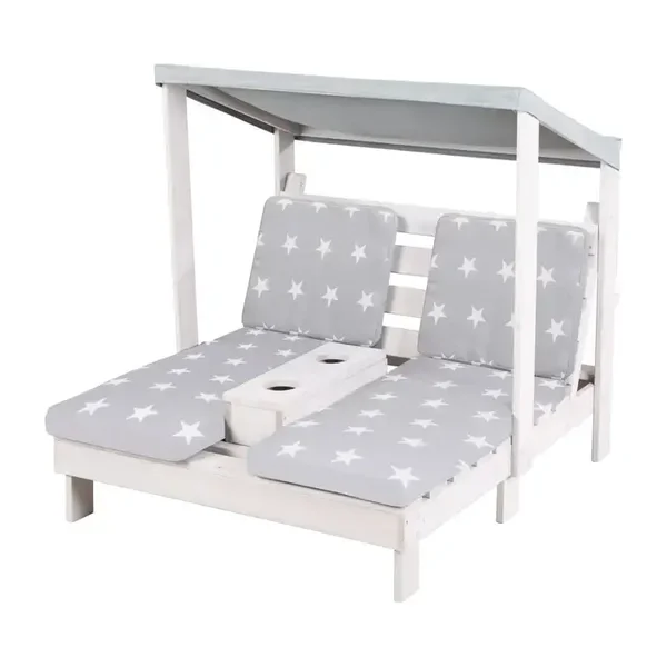 Bain de soleil d'extérieur pour enfants avec coussin « Little Stars » de roba kids