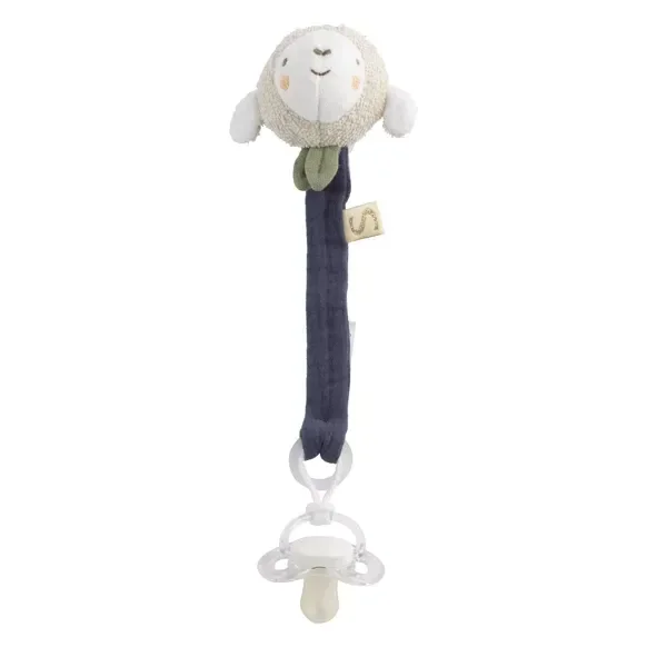 Attache -tétine en coton bio et bouclette - PETIT NUAGE  Sauthon Sauthon