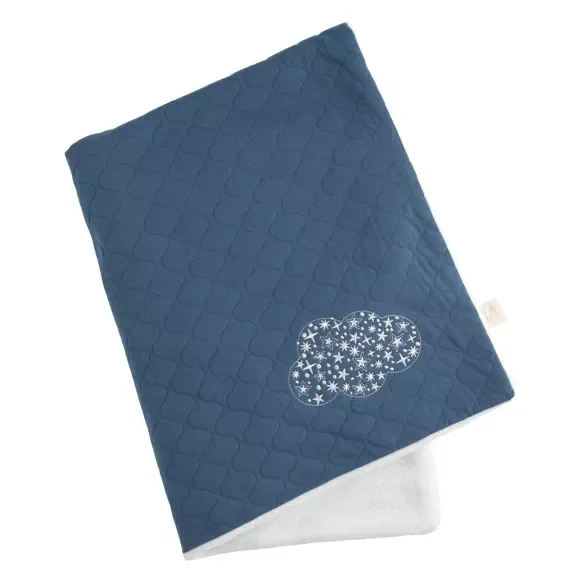 Couverture bébé en coton avec broderie - PETIT NUAGE  Sauthon Sauthon