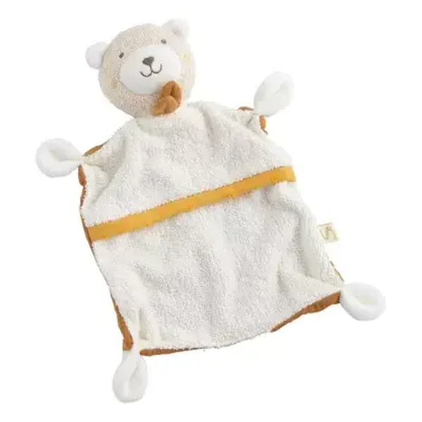 Doudou mouchoir en coton bio - PETIT SOLEIL  Sauthon Sauthon