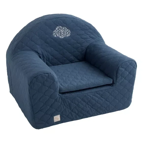 Fauteuil club pour enfant en coton matelassé - PETIT NUAGE  Sauthon Sauthon