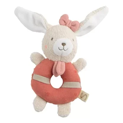Hochet bébé en coton bio - PETIT COEUR  Sauthon Sauthon