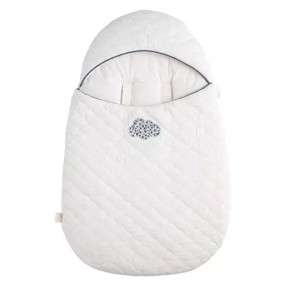 Nid d'ange bébé 5 attaches en coton matelassé - PETIT NUAGE  Sauthon Sauthon