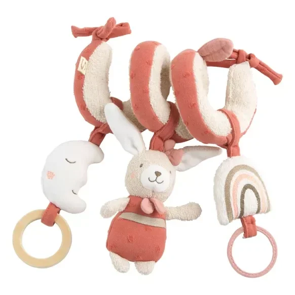 Spirale d'activités en bouclette coton bio - PETIT COEUR  Sauthon Sauthon