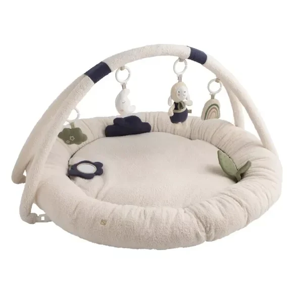 Tapis d'éveil rond en bouclette coton bio - PETIT NUAGE  Sauthon Sauthon