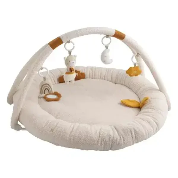 Tapis d'éveil rond en bouclette coton bio - PETIT SOLEIL  Sauthon Sauthon