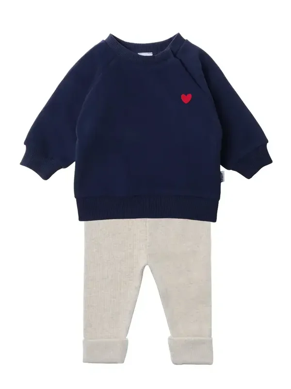 Ensemble 2 pièces : sweat-shirt et leggings « Heart »