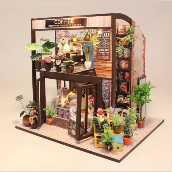 Miniature House Coffee Break  Figured'Art Figured'Art