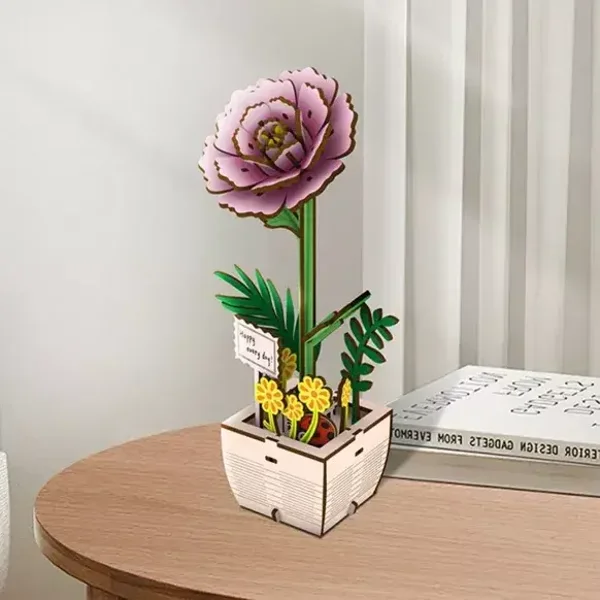 3D Peony Puzzle  Figured'Art Figured'Art