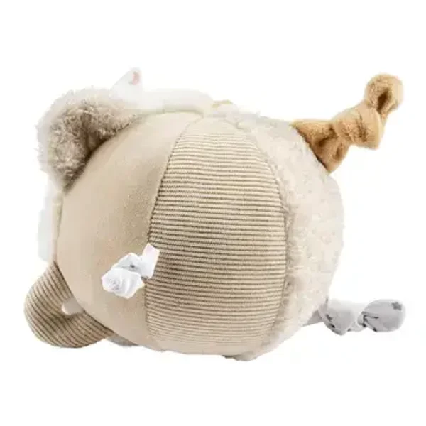 Lapidou Balle en peluche - 15 cm - Beige