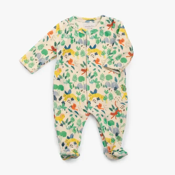 Pyjama 3m velours jungle
