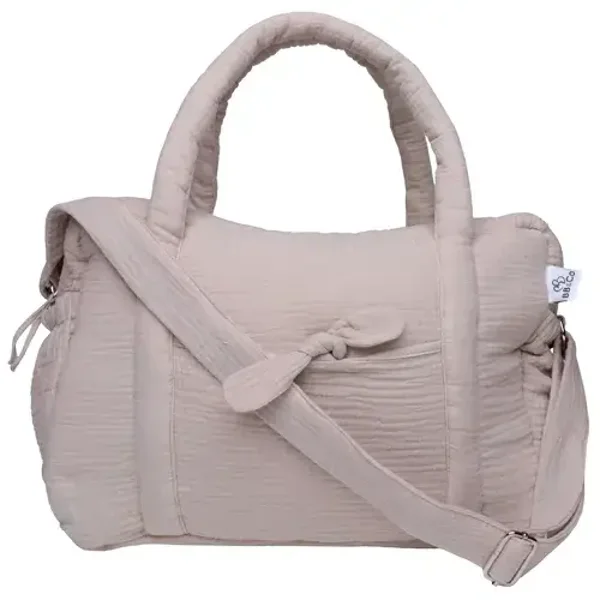 Sac à langer en gaze de coton biscuit