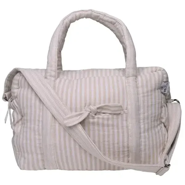 Sac à langer en gaze de coton rayé galet  BB&Co BB&Co