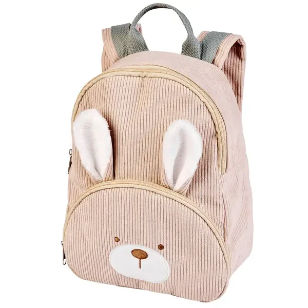 Lapidou Backpack - 28 cm - Preschool Backpack - Soft Rabbit Backpack - Sand