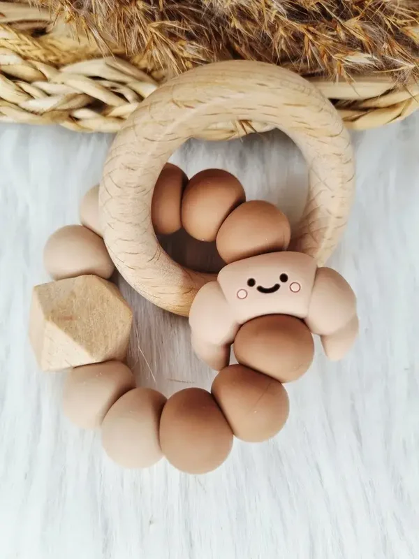 Croissant mokka, pêche brons