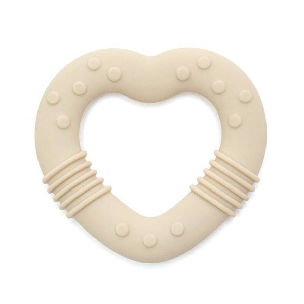 Anneau de Dentition en Silicone Coeur