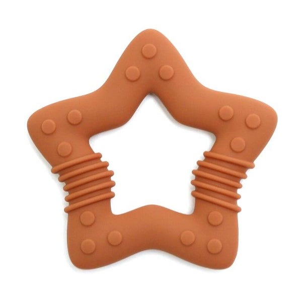 Anneau de Dentition en Silicone Étoile