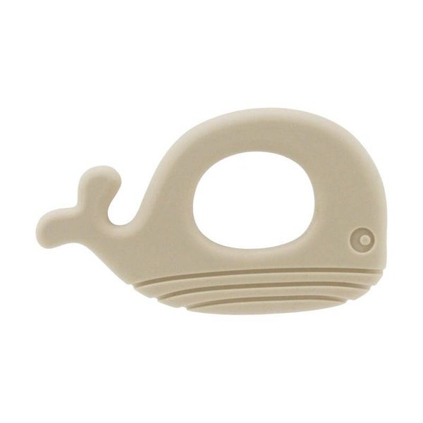 Anneau de Dentition en Silicone Baleine - Beige