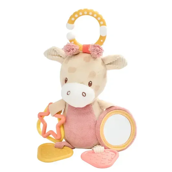Nouveau  Peluche d'activité Girafe Gina - 20 cm - Peluche douce pour bébé - Multicolore