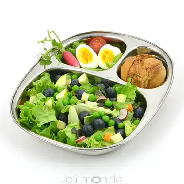 Plateau inox 3 parts