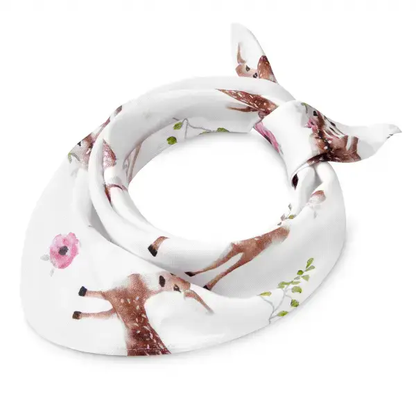 Foulard triangle en bambou - Faons