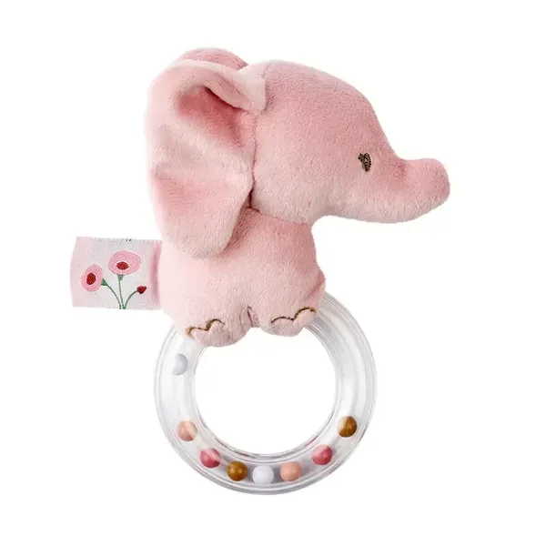 FanFan Hochet Éléphant Bébé - 15 cm - Anneau de Dentition Bébé