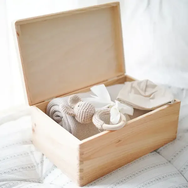Coffret cadeau bébé - crème