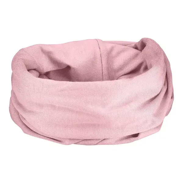 Snood en bambou - rose poudré
