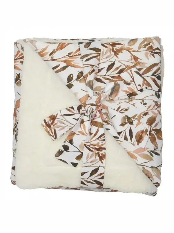 Couverture Luxe microfibre - Caramel Forest