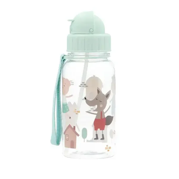 Nouveau  Bouteille Plastique Les Trois Petits Cochons