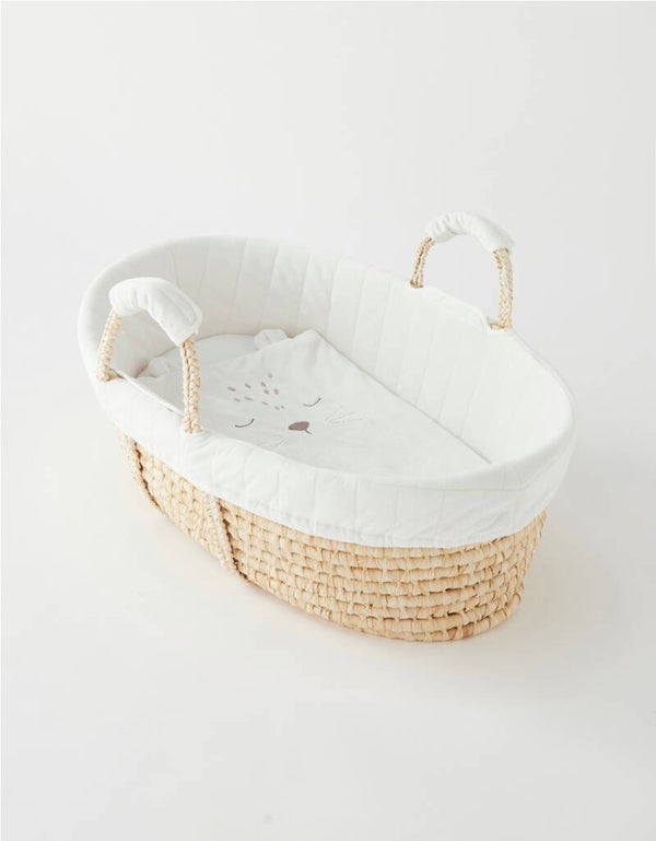 Couffin en Veloudoux® Babou & Kendi, écru Noukie's