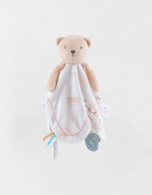Doudou Kendi en Veloudoux®, beige/écru  Noukie's
