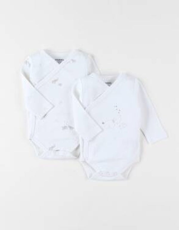 Lot 2 bodys croisés, jersey Bio Référence: T2450181