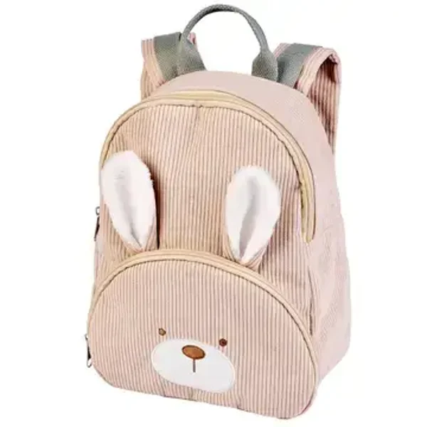 Sac à dos Lapidou - 28 cm - Sac à dos maternelle - Sac à dos lapin tout doux - Sable