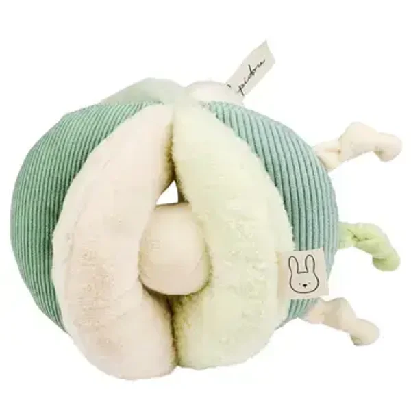 Lapidou Ball - Peluche d'activité - 17 cm - Vert tilleul