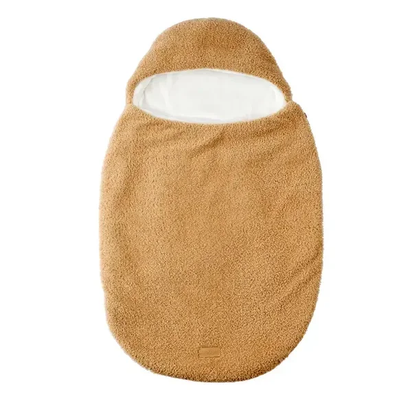 Nid Bébé TEDDY Marron 0–6 mois – Nid Bébé Doux – Pour Siège Auto et Poussette