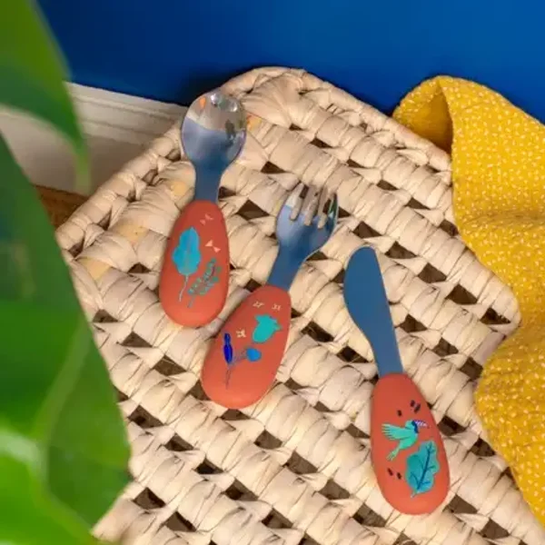 La forêt Mawa Set couverts silicone