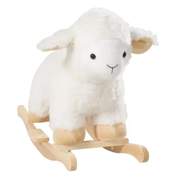Animal à bascule ROBA « mouton » avec rembourrage en tissu doux