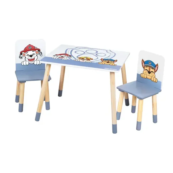 Ensemble mobilier enfant Paw Patrol ROBA - 2 chaises + 1 table