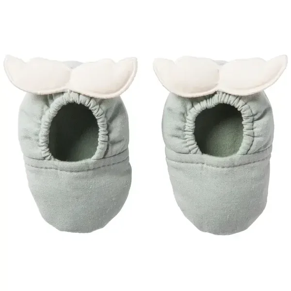 Chaussons avec ailes d'ange - Vert de gris