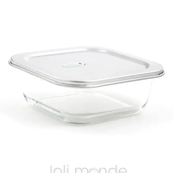 Contenant De verre & d'inox 800ml - Joli Monde
