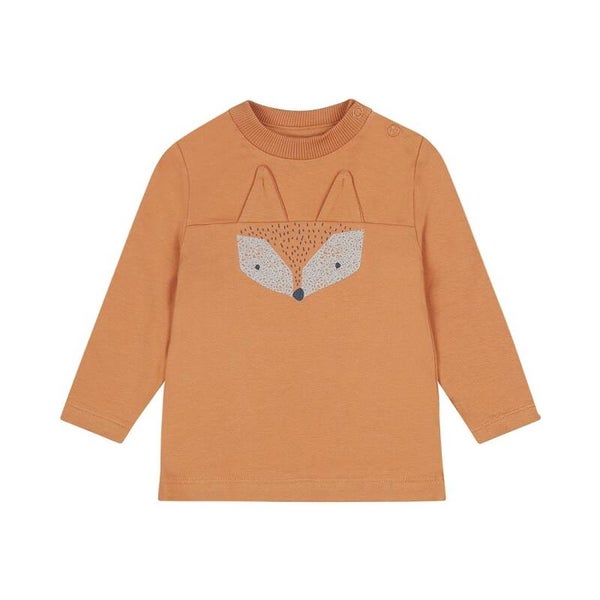 T-shirt à manches longues pour garçon Dirkje, couleur cognac renard