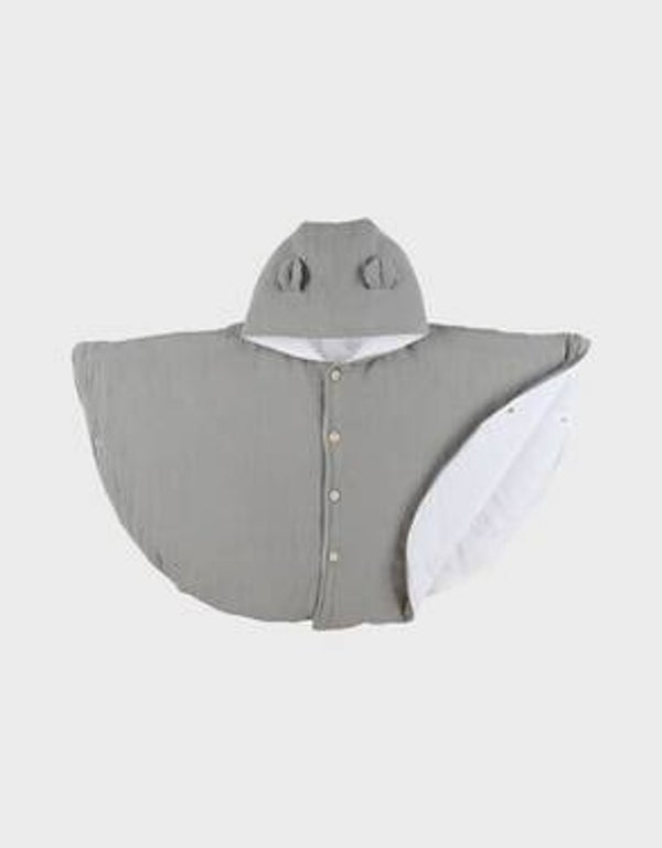 Poncho bébé, mousseline de coton bio à partir du 31/08/26