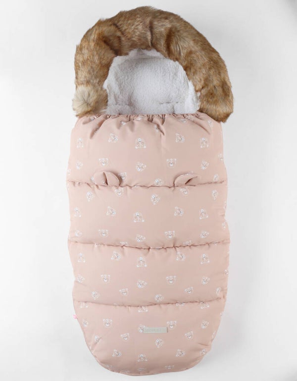 Chancelière en toile étanche, cappucino