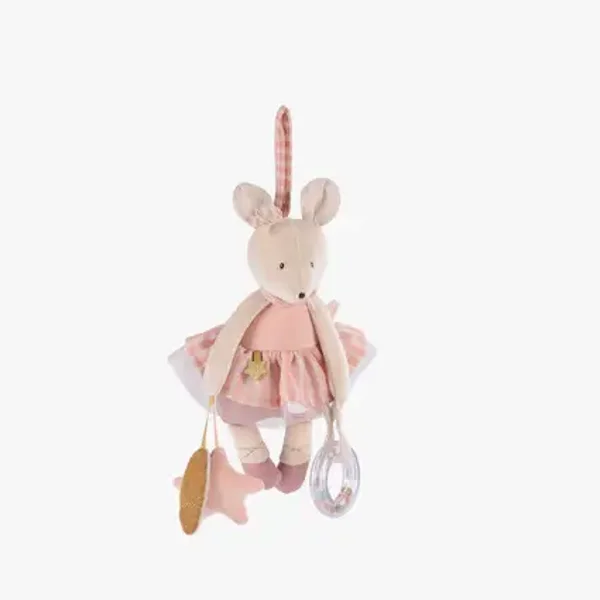Peluche d'activités à suspendre Souris